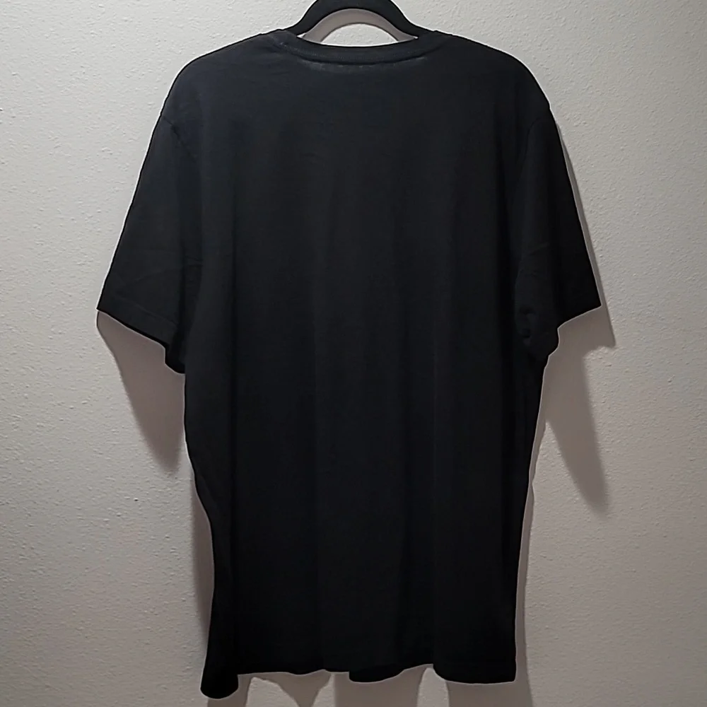 MICHAEL JACKSON BLACK OFF THE WALL OVERSIZED SHORT SLEEVE CREWNECK BAND TEE 2X - Picture 3 of 4